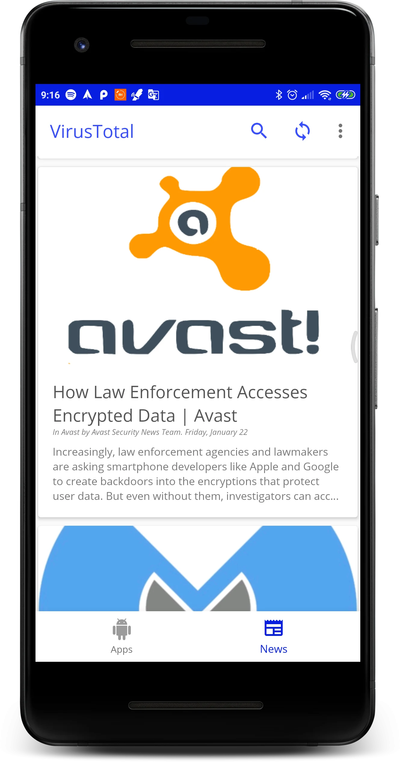 VirusTotal Mobile screenshot
